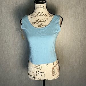 Alberta Ferretti Light Blue Sleeveless Top Size 8